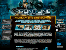 Tablet Screenshot of frontline-tactics.com